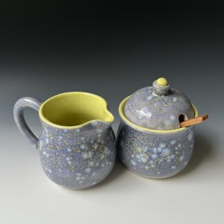 Cream and Sugar Set Hydrangea
