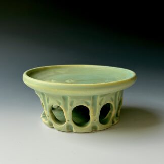 Pistachio Brie Warmer Carved